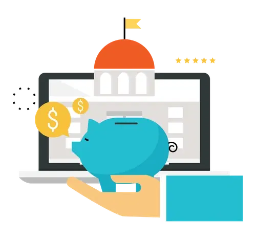 HSA funds in a piggy bank