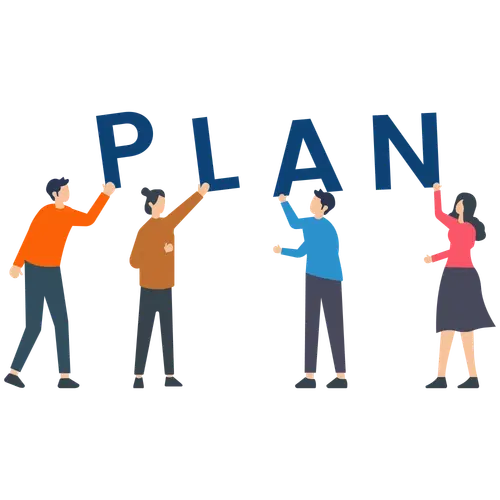 Four people planning for Medicare